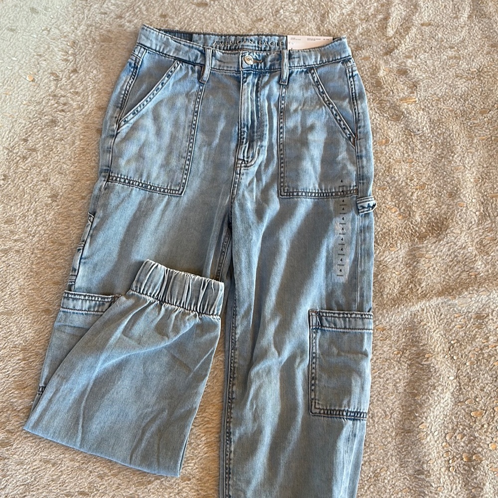 American Eagle denim joggers
